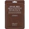 Benton Snail Bee High Content Mask Pack 20 g variante Dark Cover