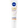 NIVEA Q10 Anti-Rughe Energy Contorno Occhi Illuminante 15 ml, Contorno occhi antirughe e idratante, Eye Cream con Coenzima Q10, Vitamina C e Glycostop, Skincare per pelle stanca e spenta