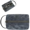 CONTACT'S FAMILY Electronics Essentials - Custodia organizer portatile, in pelle, per riporre e proteggere gli accessori quotidiani, Blu, Organizer per borse
