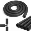 LUBEWISE Isolamento in schiuma, diametro 25 mm, spessore 9 mm, tubo isolante per tubi di riscaldamento, dimensioni 25 x 9 mm, spessore parete 1,8 m, schiuma di gomma flessibile, isolante termico