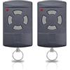 NLDZGA Telecomando Porta da Garage per Hörmann HSM4 40,685MHz Pulsanti Gray | Trasmettitore Portatile di Ricambio a 4 Canali Compatibile con Hörmann HSM2-40 HS2-40 HS4-40 HSE2-40 HSE4-40