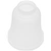 OHPHCALL Paralume in Vetro Bianco a Forma di Campana Vetro Smerigliato, Facile da Installare e Adatto per Lampade da Parete e Lampadari in Soggiorno o Camere da Letto