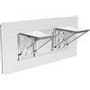 REBECCAGIBSON 12 PCS Staffa di Scaffale Autoadesiva,7x15cm Supporti Autoadesivi per Scaffali Staffe per Mensole Autoadesive Reggimensola Adesivo Trasparente Robusto e Forte Adatto per Armadi e Librerie