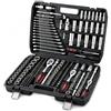 Generico BDIT Accessori Set Chiavi a Cricchetto 216 Pezzi con Valigetta, Kit Bussole, Chiavi Combinate, Inserti, Prolunghe e Accessori, Set Utensili per Auto, Moto, Officina e Fai da Te