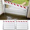 YQISHI Paratia Antiallagamento per Porta L 150 x H 20cm Paratia, Kit Soglia Barriera Antiallagamento Per Porta Garage Alta, per Porte di Casa, Garage, Cantina, Vialetto, Facile Da Installare E Durevole