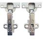 Hettich 110 Grado Standard Cerniera senza Chiusura Lenta Ammortizzatore Battuta Esterna Cerniere per Ante Mobile da Cucina per Armadio Porta Intermat 9943 Installazione Rapida 2 Pezzi