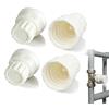 Zyrtkeriom Tappo Radiatore, 4 Pezzi Tappi Per Radiatore Bianco In Plastica A Imbocco, Accessorio Compatibile Per Manovella Manometro Di Riscaldamento A Pavimento (Lunghezza Standard)