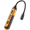 TOPTES PT-336Pro Rilevatore di Gas Naturale Ricaricabile, Collo 17,5 cm | Rilevatore di Perdite di Gas, Risposta in 0,5 s, 0-9999 PPM, Display TFT, Torcia Integrata, Portatile per Casa e Camper