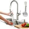 Generic Prolunga flessibile per rubinetto girevole a 360 gradi, 2 modalità, di alta qualità, per lavello da cucina, prolunga multifunzione per un risparmio d'acqua efficiente