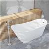 Generico Vasca da Bagno Freestanding Moderna Autoportante Bianca 170x75cm - Dalia | Freestanding, Vasca Autoportante