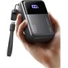 INIU Power bank a ricarica rapida da 100 W, il più piccolo caricabatterie portatile ad alta capacità da 25000 mAh, batteria a 3 porte con cavo USB C staccabile per viaggi, famiglie, attività