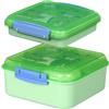 Sistema Expressions Lunch, 1,25L Bento + 450ml Sandwich, set porta pranzo, design 'Dinosauro'