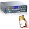 PUPVWMHB Batteria LiFePO4 48V 100Ah (5120Wh) con BMS 100A, WiFi/Bluetooth, soppressione incendi automatica. Kit rack 3U incluso. Ideale per accumulo solare e backup domestico.