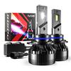 OUSHI Lampadine HIR2 9012 LED, 110W, Canbus 12V 20000LM 6500K Bianco Lampadine per Fari Abbaglianti o Anabbaglianti, Kit Lampada Sostituzione per Alogena Lampade Xenon Luci