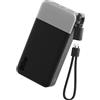 NOBIS Power Bank 20000mAh 90W Caricatore Portatile per Laptop | Powerbank con Ricarica Rapida Cavo C-C Staccabile Display Digitale e 4 Porte (2 USB-C + 2 USB-A) per iPhone Android e Tablets
