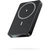 HETP Magnetico Power Bank per Magsafe, 10800mAh Caricatore Portatile Wireless Powerbank, PD 20W QC 4.0 Ricarica Rapida USB C Batteria Esterna con Display LED per iPhone 17/16/15/14/13/12 Serie - Nero