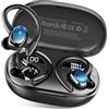 Hupoaf Cuffie Bluetooth Sport, Auricolari Bluetooth 5.4 HiFi Stereo 50 Ore | Cuffie Wireless con ENC Mic, Cancellazione Rumore Cuffie Senza Fili, IP7 Impermeabili, USB-C, Cuffiette per Correre Running