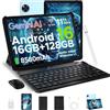 DOOGEETab U11 Android 16 Tablet 11 Pollici Gemini AI, 16GB+128GB/2TB TF, 90Hz, 8580mAh, Tablet con Tastiera e penna, Mouse, Gaming Tablets Unisoc T7200 Octa Core/13MP+5MP/Widevine L1/WiFi 5, Blu