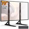 Perlegear Supporto TV da Tavolo per Televisori da 22-70 Pollici, Supporto TV Universale con 3 Opzioni di Altezza, Base di Ricambio per TV, Sostiene fino a 50 kg, VESA Massimo 800x600 mm