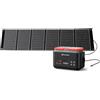 ELECAENTA Generatore Solare con Pannelli Solari LiFePO4 200Wh Centrale Elettrica Portatile con 60W Pannello Fotovoltaico Monocristallino per Campeggio Viaggio Emergenza Off Grid Backup