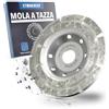 STONE REEF Disco Abrasivo Diamantato 125 mm a Tazza Levigare Cemento e Pietra | Mola a tazza diamantata che porta via cemento, massetto, intonaco, malta e pietra naturale, a secco o a umido