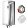 OPTIMER HOME ISOLANTE TERMICO riflettente per SCALDABAGNO - Riduce la dispersione di calore e il consumo energetico - [1,20 x 1,80 m] - Include nastro biadesivo e velcro | 3 strati | spessore 4 mm