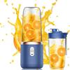 Smart-J Frullatore Portatile Turboblend con Batteria al Litio Ricaricabile USB 1500 mAh, Design Compatto, Capacità 500mL, Ideale per Smoothie, Frullati di Frutta e Verdura - Plastica Resistente