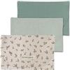 MIMUSELINA Organizer Porta Pannolini da Borsa - Porta Pannolini e Salviette da Borsa Impermeabili - Organizer Pannolini Ideale per Accessori per Neonato (Wafle Mint/Bamb Mint/Ecru)