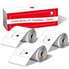 Phomemo 3 Rotoli Etichette Adesive per M110/M220/M108, 10×20mm, 3600 Pcs | Phomemo M110/M220/M108/M221 Etichette autoadesive termiche impermeabili per Logos, aziende, negozi, famiglie, scuole, bianco