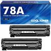 Cool Toner 78A CE278A Cartuccia toner Nero Compatibile per HP LaserJet MFP M1536DNF | 2-Pack 78A per LaserJet M1536 MFP M1536DNF P1560 P1566 P1606 P1606DN