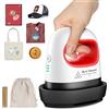 Mefine Pressa a Caldo Mini Macchina per Stirare Termopressa Stampante per Tessuti Pressa Stampa a Caldo per Il Calore per Magliette, Vestiti, Borse, Tappetini per Il Mouse, Cappelli