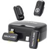Hollyland Lark A1 Combo(2TX 2RX Case) Microfono Wireless per iPhone/USB C Audio