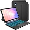 SNOODU Custodia per tastiera per Samsung Galaxy Tab S11 2025 da 11 pollici: tastiera trackpad retroilluminata a 7 colori per tablet Samsung Tab S11 5G | Smart Touch Wireless Magnetic staccabile Key Board