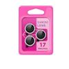 INF Bling Diamond - Protezione per obiettivo della fotocamera, compatibile con iPhone 17 Pro/17 Pro Max, in vetro temperato con strass argentati