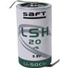 Saft LSH20HBG LSH 20 HBG - Batteria speciale Mono (D) Z-Loetfahne Litio 3.6V 13000mAh 1 pezzo