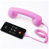 Linhexis Cornetta telefonica retrò, per cavo USB-C, microfono incorporato | Impugnatura ergonomica, struttura in ABS, per smartphone e tablet USB-C, estetica stile vintage per chiamate a casa o in