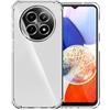 Choeeu ChoosEU Trasparente Cover per Realme 12x 5G / 12 5G con Fiori, Trasparente | Sottile TPU Silicone Trasparente Custodia, Disegni Colorate Fiore Fiori Motivo, per Ragazza, Antiurto Protettiva Morbido Case