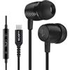 LUDOS COMPANION Cuffie USB C, Garanzia 5 Anni, Auricolari USB Type-C | per iPhone 18 Duo 17 16 15 Pro Max Plus Air iPad Pro Air, Samsung Galaxy S24 S23 Ultra S22 A55 A54 A53 Android MacBook