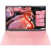 Trygood PC Portatile 15.6 Rosa, AMD Ryzen 3000 Series, 8GB RAM, 256GB SSD, Windows 11 Pro, FHD IPS Notebook, Wi-Fi 6, USB-C Completo, Impronta Digitale, Tastiera Retroilluminata