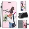 KENHONER Cover per Xiaomi 17T Pro 5G, ragazza | Portafoglio Pelle PU, Magnetica, Resistente Agli Urti, Scomparto Carte Credito, Pieghevole, Flip Libro, Motivo