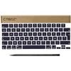 CTBDZ Azerty - Tappi per tastiera francese di ricambio per MacBook Air 15 M2 M3 M4 A2941 A3114 A3421 2022-2025, per MacBook Air M2 M3 M4 Retina 13 A2681 A3113 A3420 Keyboard (nero)