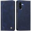 rongki Custodia per Samsung Galaxy A26, Cover in Pelle Sintetica Portafoglio con Slot per Carte, Supporto, Chiusura Magnetica, Antiurto Case per Samsung A26, Blu scuro