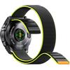 NotoCity Cinturino in Nylon con Chiusura a Gancio e Asola per Garmin Fenix 8 51mm | Design a Passante Integrato,Compatibile con Fenix 5X/6X Pro/7X Pro, nylon resistente e traspirante