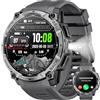 Joautrial Smartwatch Uomo con GPS, 1.43 AMOLED HD Orologio Smartwatch Militare | Chiamata Bluetooth, Torcia LED, Bussola, Sonno, Cardiofrequenzimetro, 100+ Modalità Sportive, Smart Watch per Android iOS