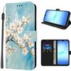 Choeeu ChoosEU Cover a Libro per Samsung Galaxy A17 5G/4G / A26, Fiore di Pesco | Portafoglio Custodia, Magnetica Copertura Telefono in Pelle, Disegni Elegante Fiori Motivo, Antiurto Protettiva Flip Case