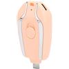 SUNGOOYUE Caricabatterie Portatile Portachiavi, Mini Power Bank di Emergenza in Plastica 1500mAh USB C Ricarica Rapida, Caricatore Compatto per Telefono con Chiave per Telefoni in Viaggio, (PINK)
