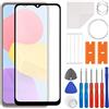 swark Set di riparazione in vetro frontale compatibile con Samsung Galaxy M13 5G SM-M136 (No LCD Screen) con set di attrezzi incluso