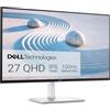 Dell Monitor S2725DS - 27 pollici, display QHD (2560x1440), frequenza di aggiornamento 100Hz, rapporto di contrasto 1500:1, TÜV Rheinland Eye comfort 4 Star, altoparlante integrato 2x5W, altezza