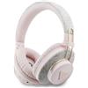 CG MOBILE Guess - Cuffie con logo triangolare Bluetooth ENC (rosa)