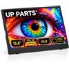 UP PARTS Monitor Portatile 15,6 Vesa IPS FHD 1920x1080P | Secondo Schermo Esterno per laptop con Connettività USB-C e HDMI, con Altoparlanti VSA Wall Mount